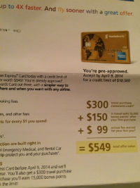 American Express rewards card