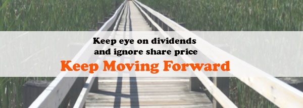 Keep eye on dividends and ignore share prices