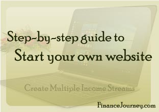 Step by Step guide to start your own website