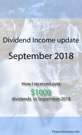 Dividend income report – September 2018